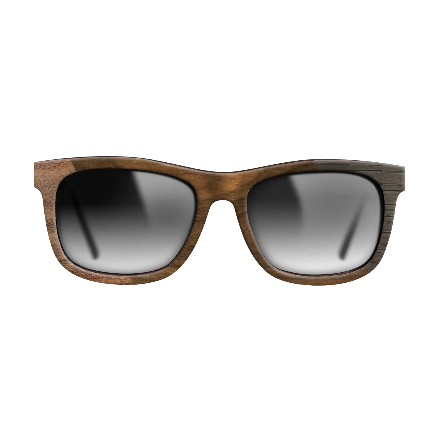 Fumed Oak,Walnut Claro Light,Ziricote Dark Quartered,Santos Rosewood Light: Bauhaus - The Hero - Square - SIRIS wood optic