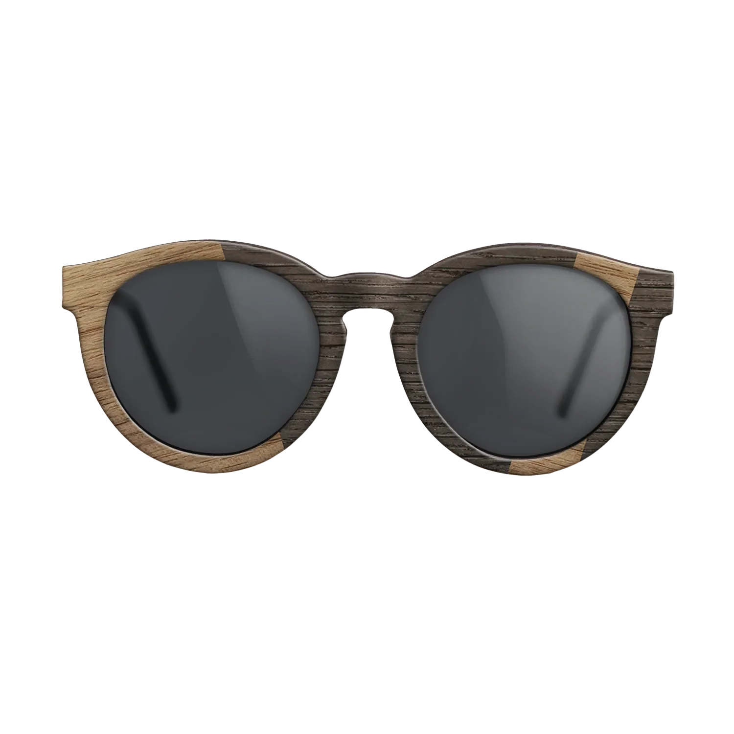 Fumed Oak,Walnut: Straight Grain: Angle Cut - The Rebel - Round - 1783 - SIRIS wood optic