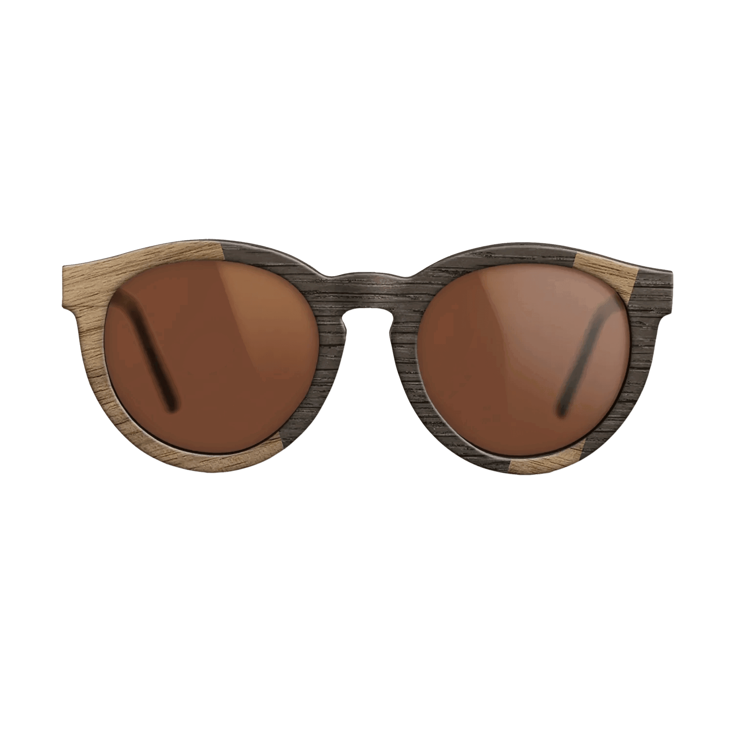 Fumed Oak,Walnut: Straight Grain: Angle Cut - The Rebel - Round - 1783 - SIRIS wood optic