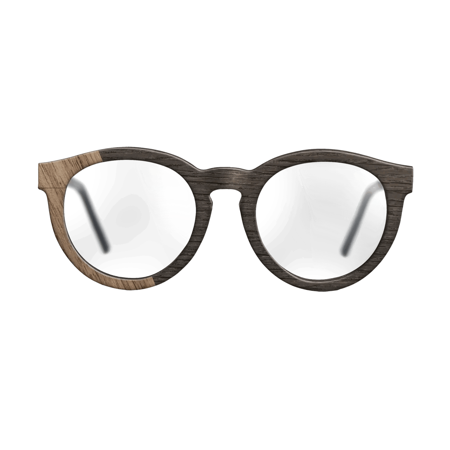 Fumed Oak,Walnut: Straight Grain: Bauhaus - The Rebel - Round - 1661 - SIRIS wood optic