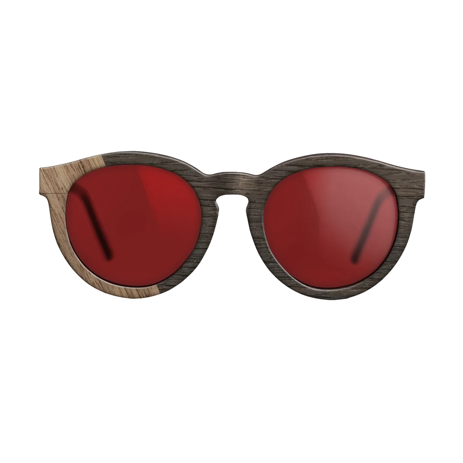 Fumed Oak,Walnut: Straight Grain: Bauhaus - The Rebel - Round - 1661 - SIRIS wood optic
