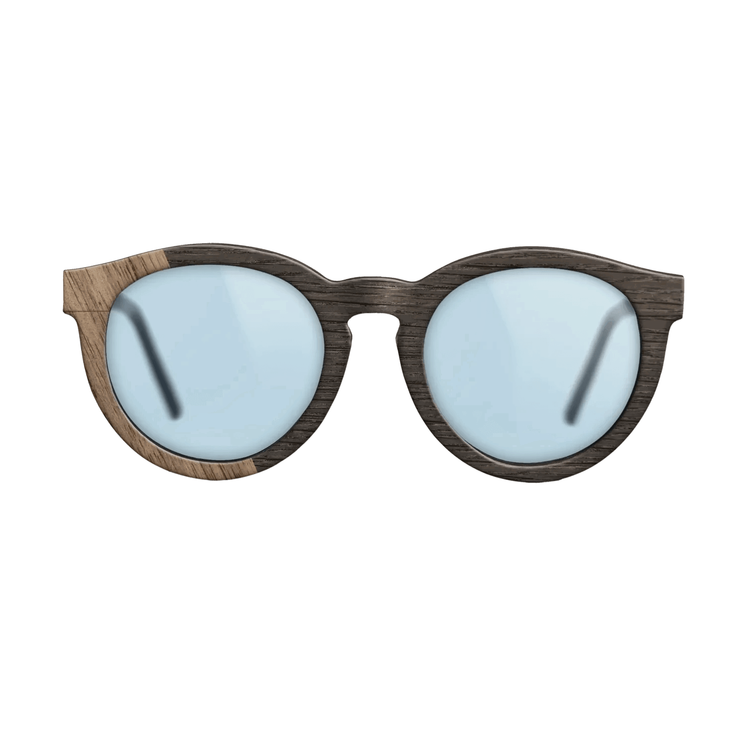 Fumed Oak,Walnut: Straight Grain: Bauhaus - The Rebel - Round - 1661 - SIRIS wood optic