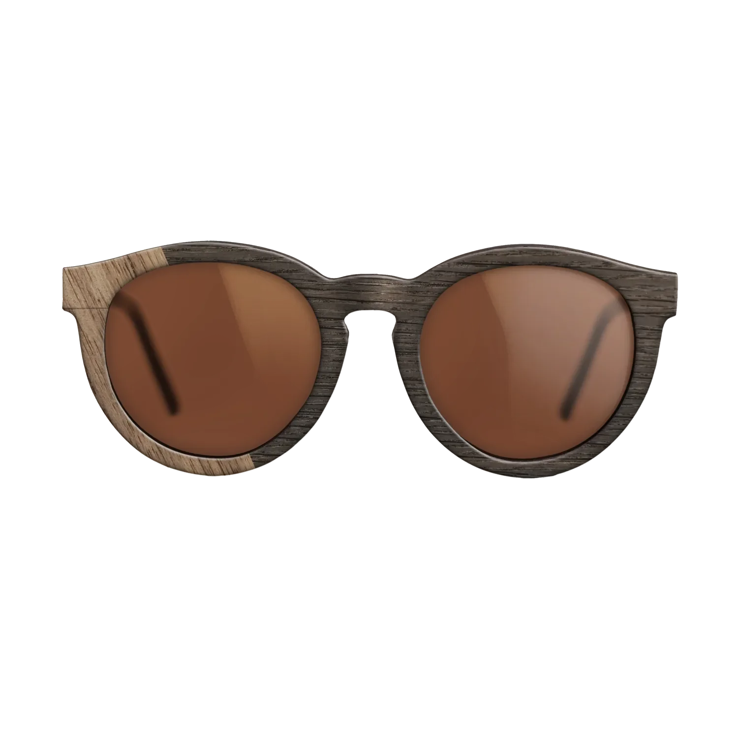 Fumed Oak,Walnut: Straight Grain: Bauhaus - The Rebel - Round - 1661 - SIRIS wood optic