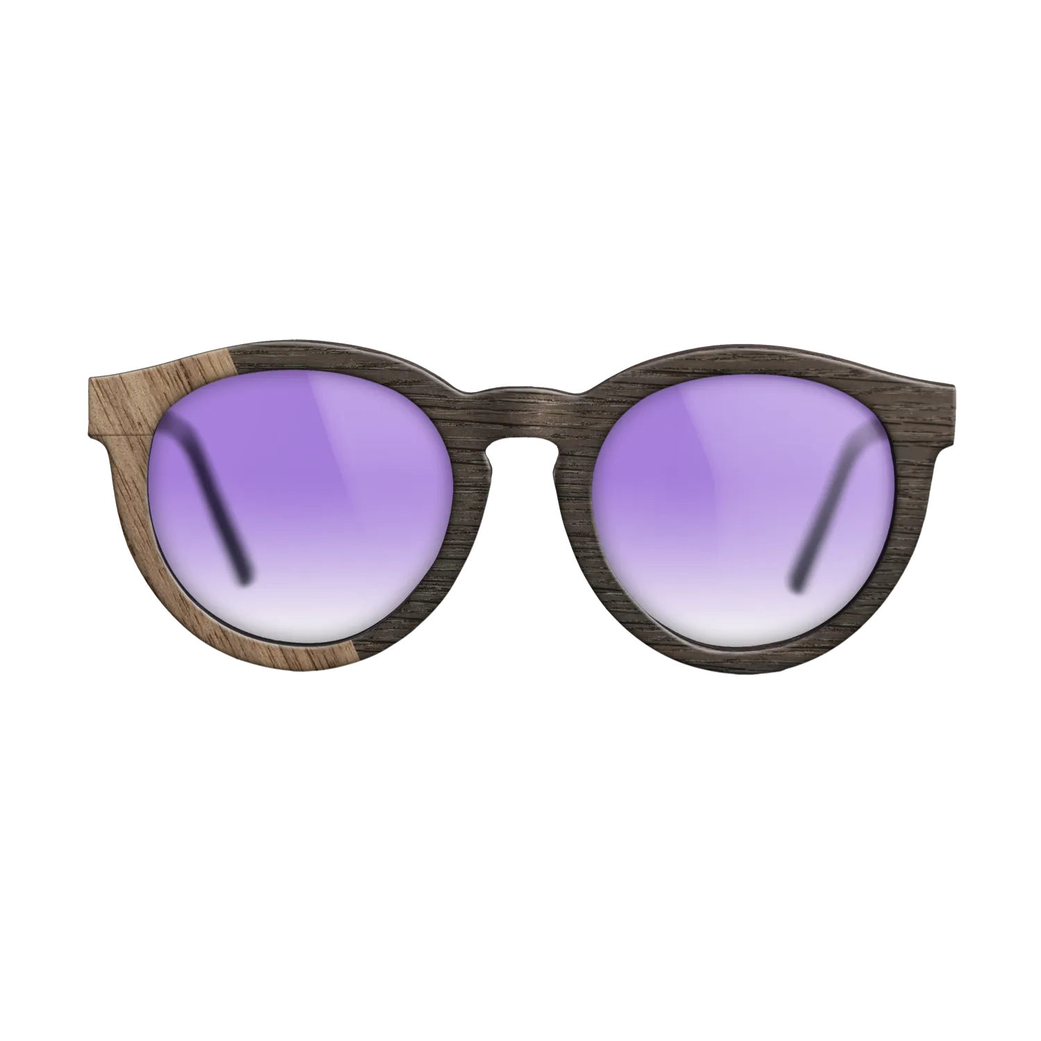 Fumed Oak,Walnut: Straight Grain: Bauhaus - The Rebel - Round - 1661 - SIRIS wood optic