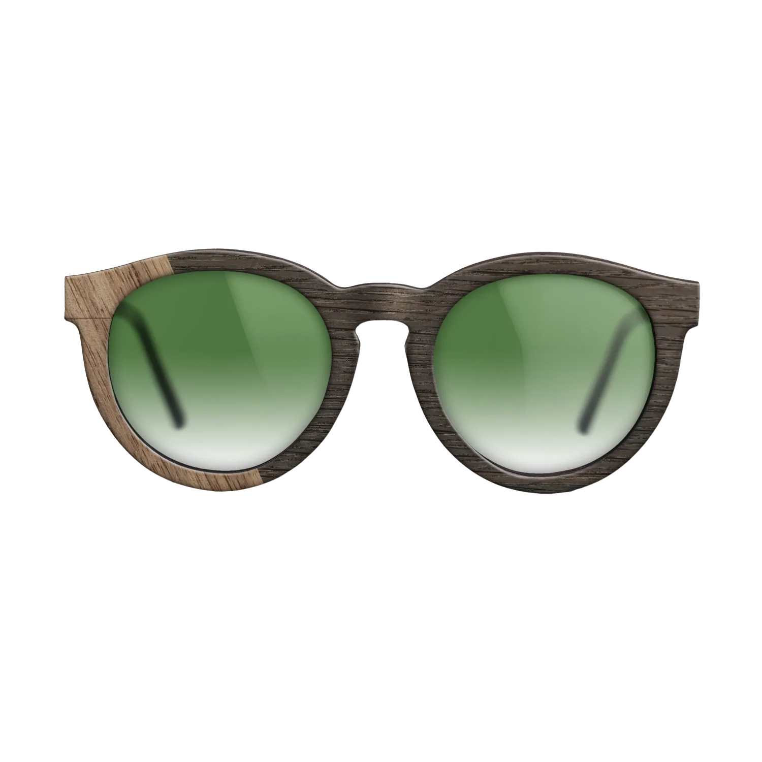 Fumed Oak,Walnut: Straight Grain: Bauhaus - The Rebel - Round - 1661 - SIRIS wood optic