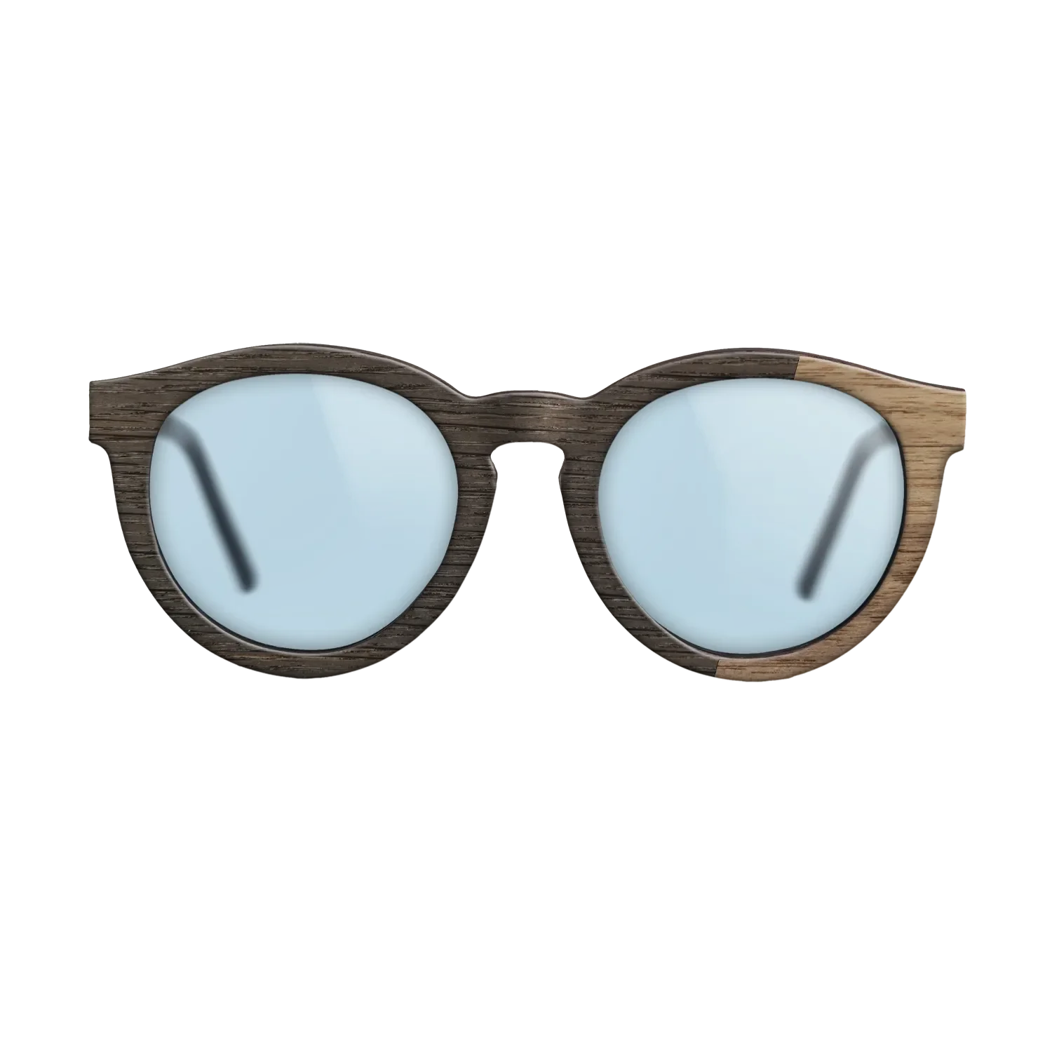 Fumed Oak,Walnut: Straight Grain: Bauhaus - The Rebel - Round - 882 - SIRIS wood optic