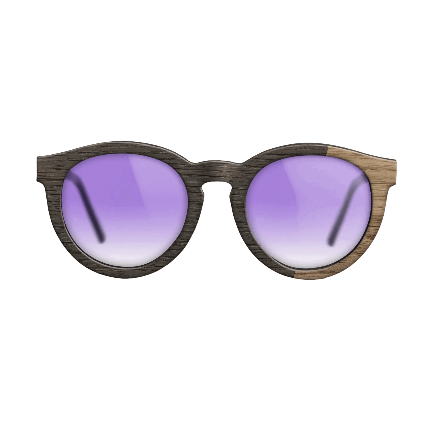 Fumed Oak,Walnut: Straight Grain: Bauhaus - The Rebel - Round - 882 - SIRIS wood optic
