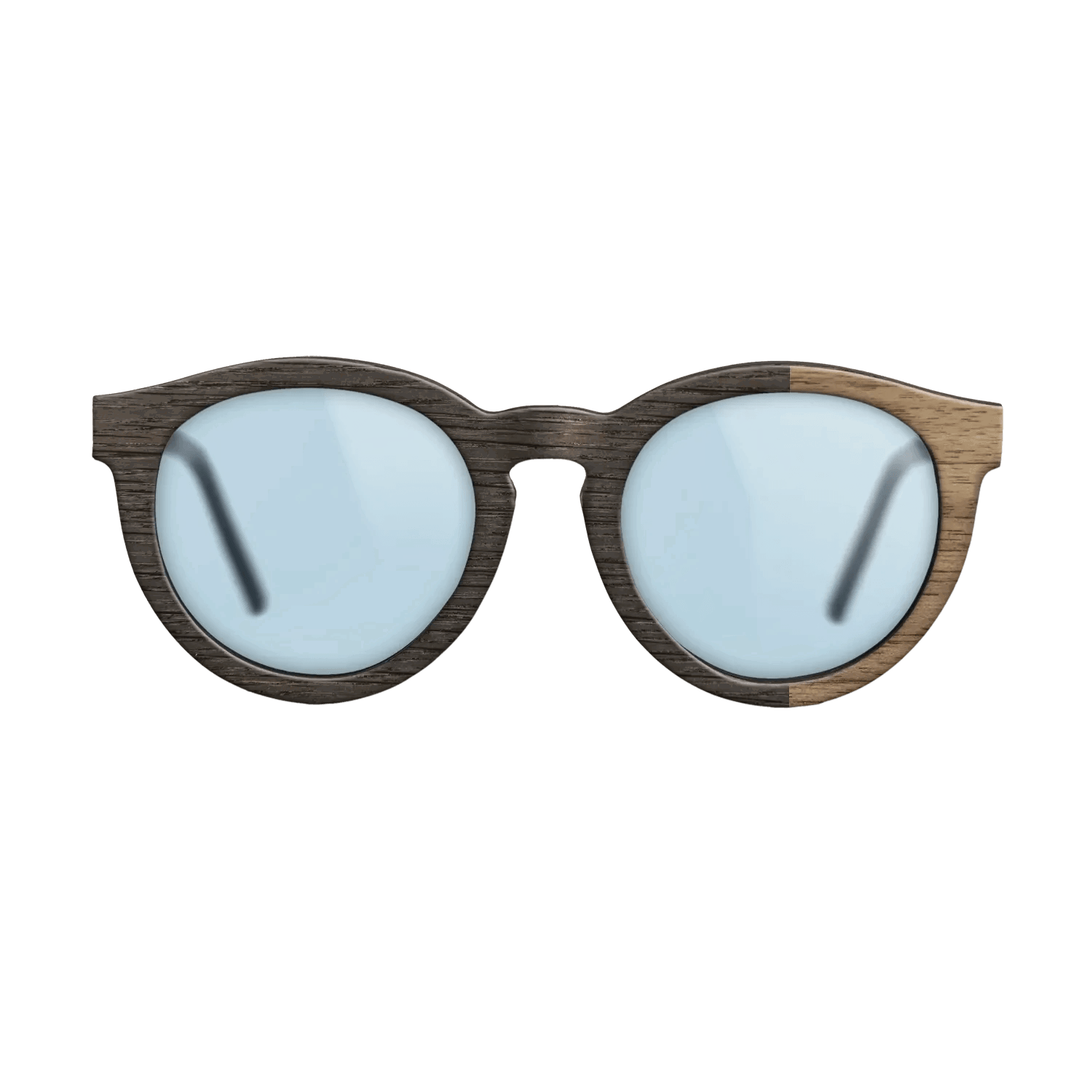 Fumed Oak,Walnut: Straight Grain: Bauhaus - The Rebel - Round - SIRIS wood optic