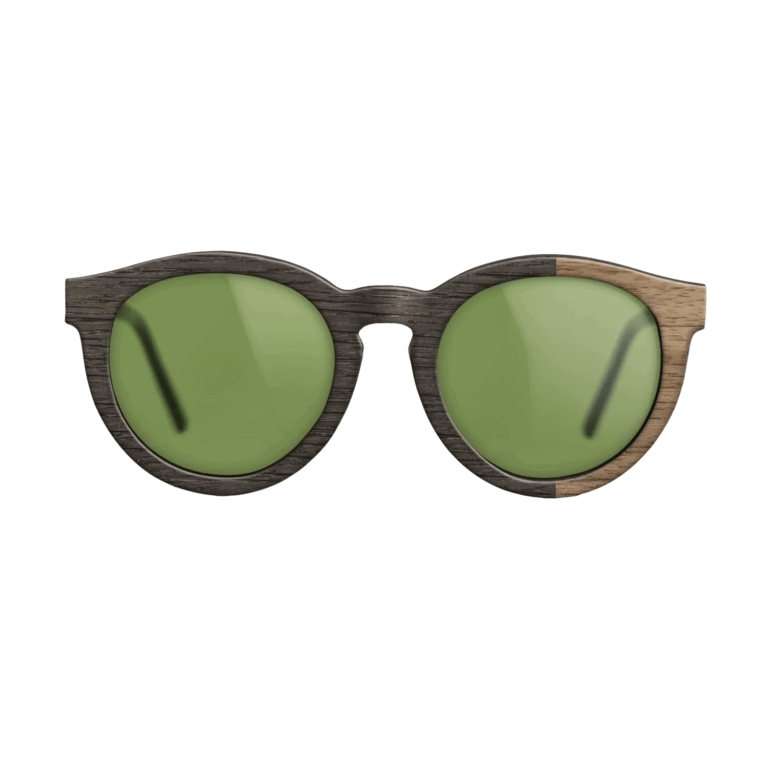 Fumed Oak,Walnut: Straight Grain: Bauhaus - The Rebel - Round - SIRIS wood optic
