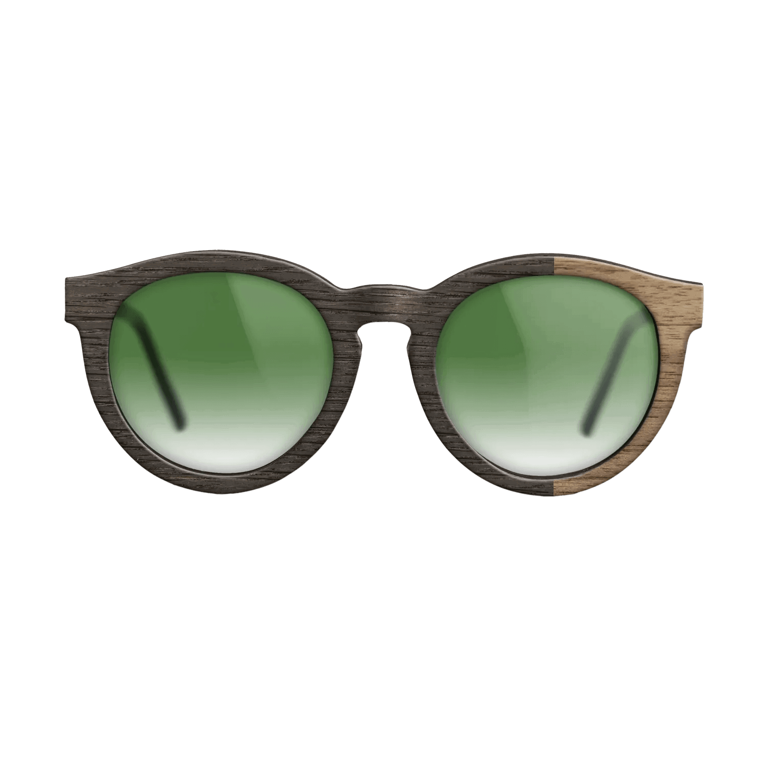 Fumed Oak,Walnut: Straight Grain: Bauhaus - The Rebel - Round - SIRIS wood optic