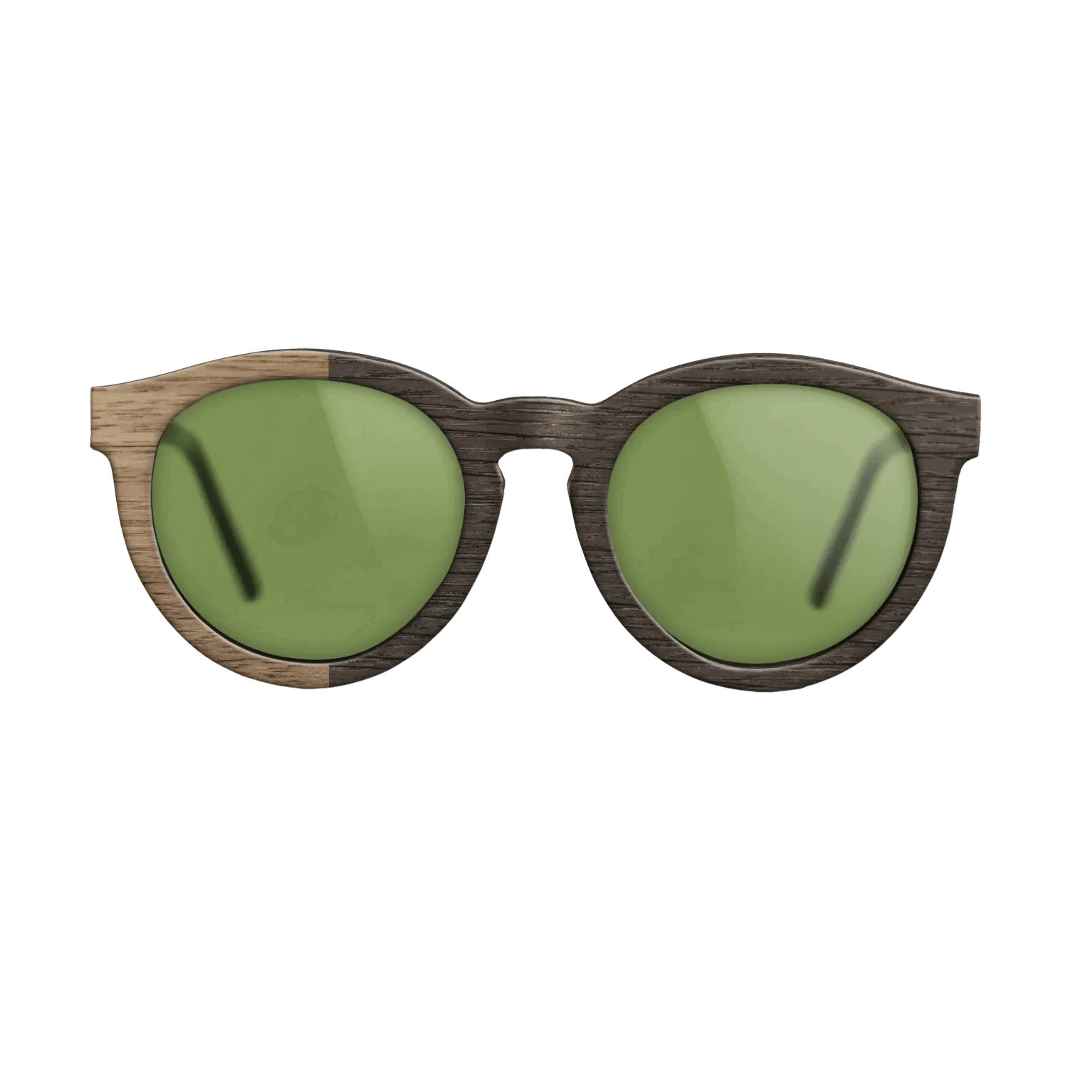 Fumed Oak,Walnut: Straight Grain: Binary - The Rebel - Round - SIRIS wood optic