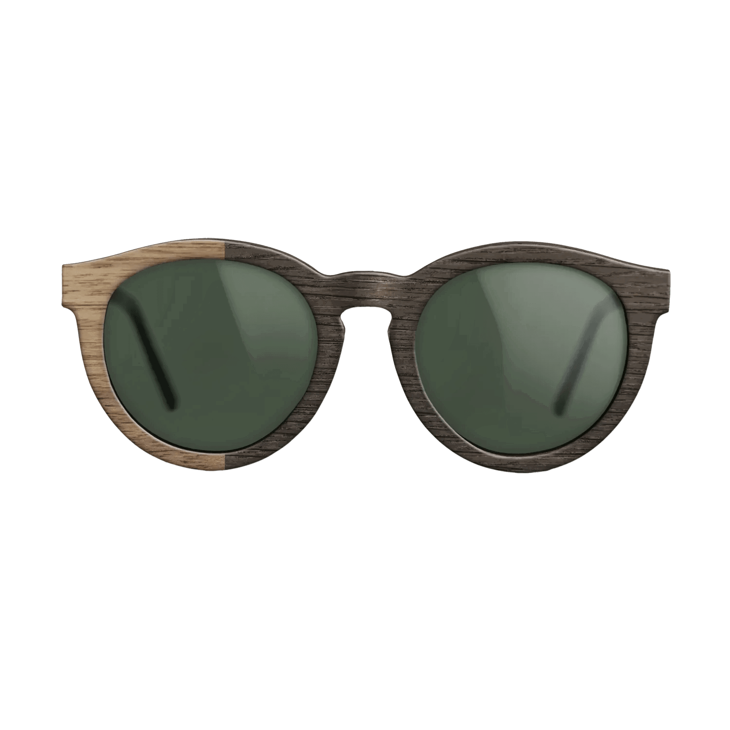 Fumed Oak,Walnut: Straight Grain: Binary - The Rebel - Round - SIRIS wood optic