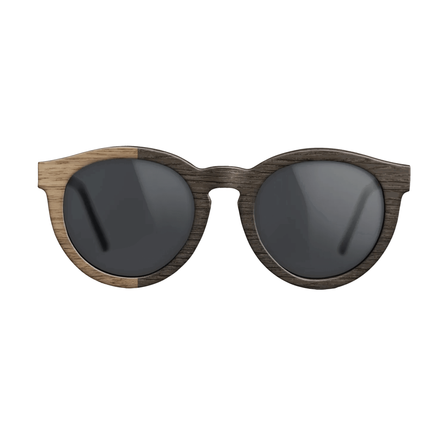 Fumed Oak,Walnut: Straight Grain: Binary - The Rebel - Round - SIRIS wood optic