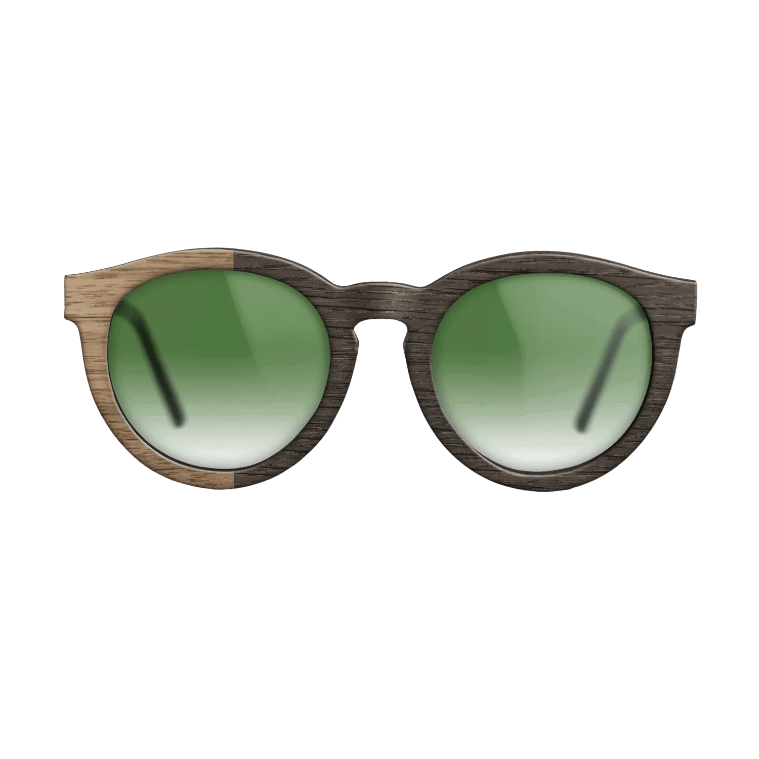 Fumed Oak,Walnut: Straight Grain: Binary - The Rebel - Round - SIRIS wood optic