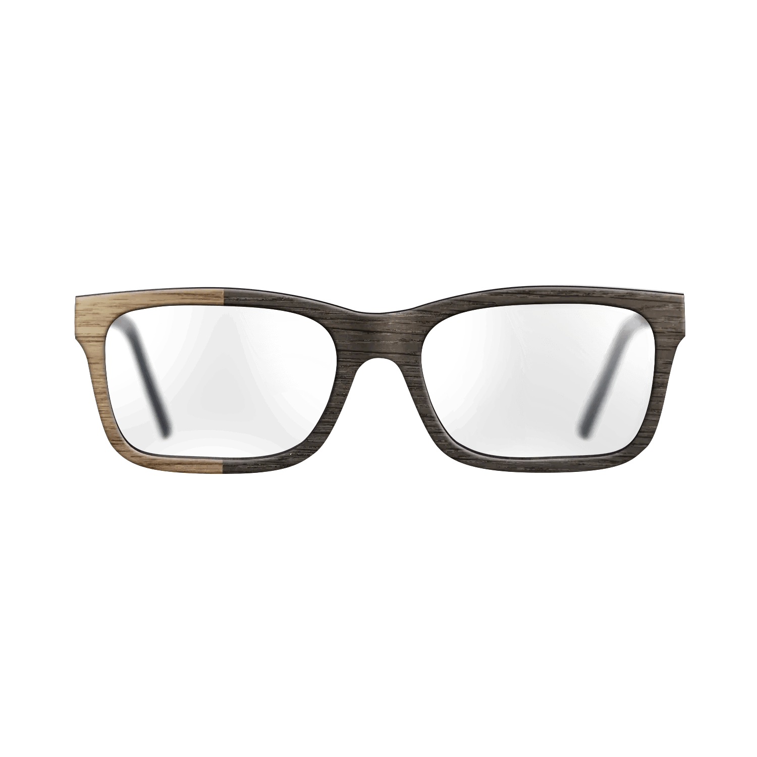 Fumed Oak,Walnut: Straight Grain: Binary - The Sage - Rectangle - SIRIS wood optic
