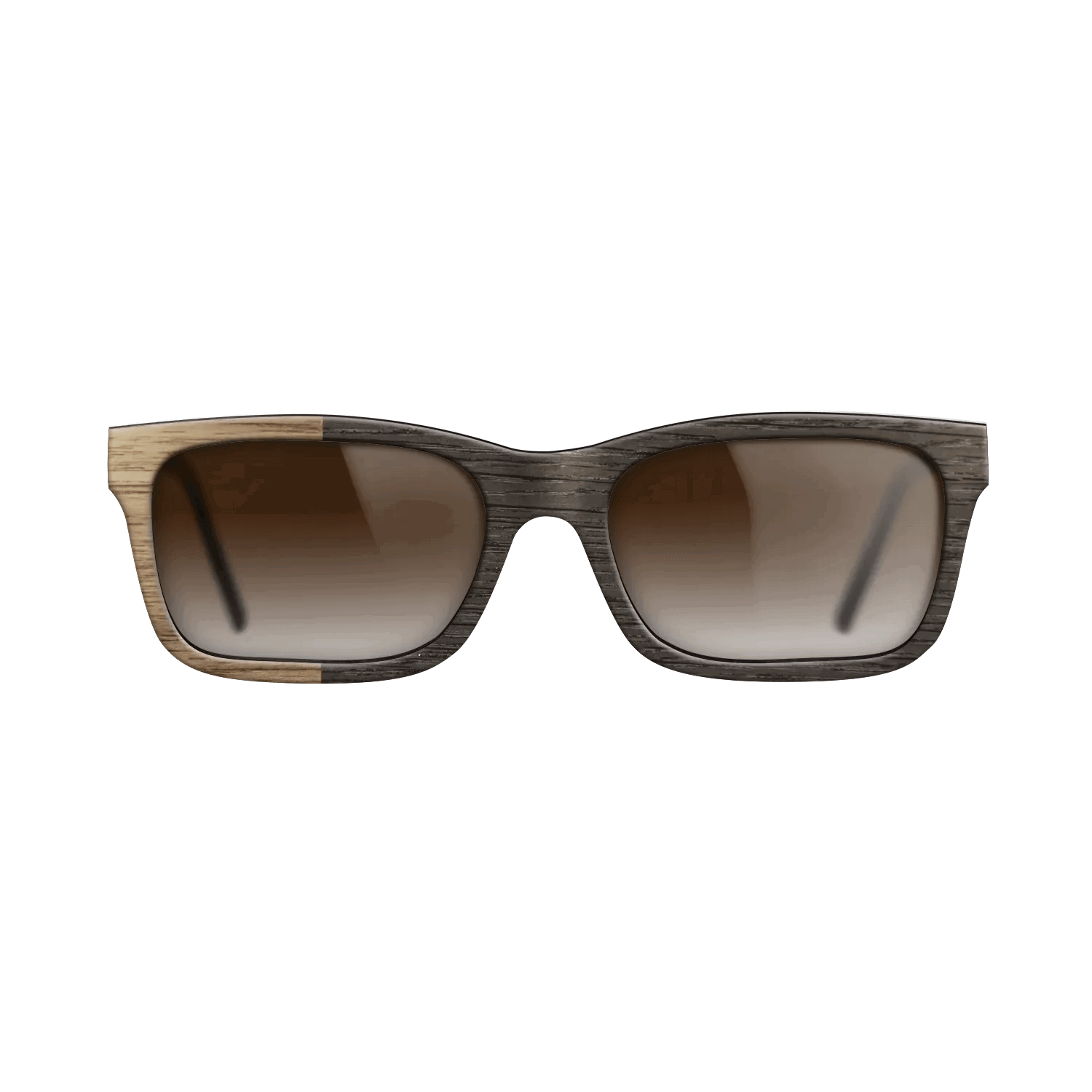 Fumed Oak,Walnut: Straight Grain: Binary - The Sage - Rectangle - SIRIS wood optic