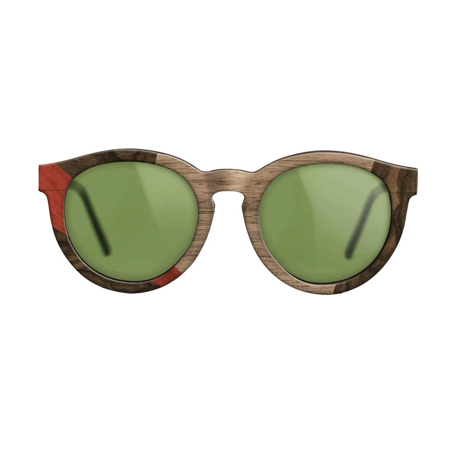 Fumed Oak,Walnut: Straight Grain,Bloodwood,Ziricote Dark Quartered: Wedge - The Rebel - Round - 746 - SIRIS wood optic