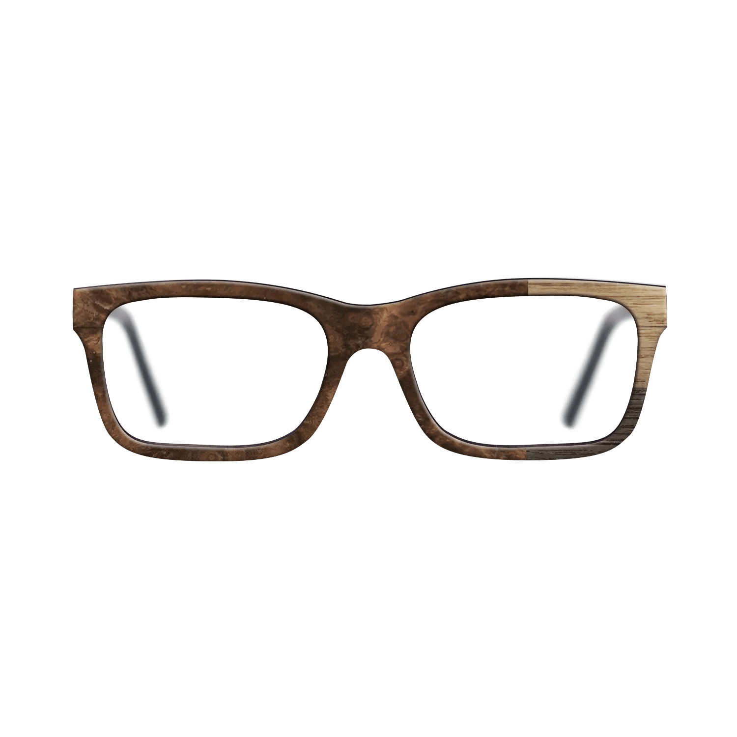 Fumed Oak,Walnut: Straight Grain: Cubic Cuts - The Sage - Rectangle - SIRIS wood optic