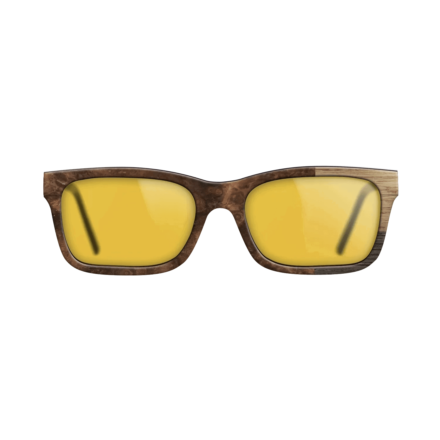 Fumed Oak,Walnut: Straight Grain: Cubic Cuts - The Sage - Rectangle - SIRIS wood optic