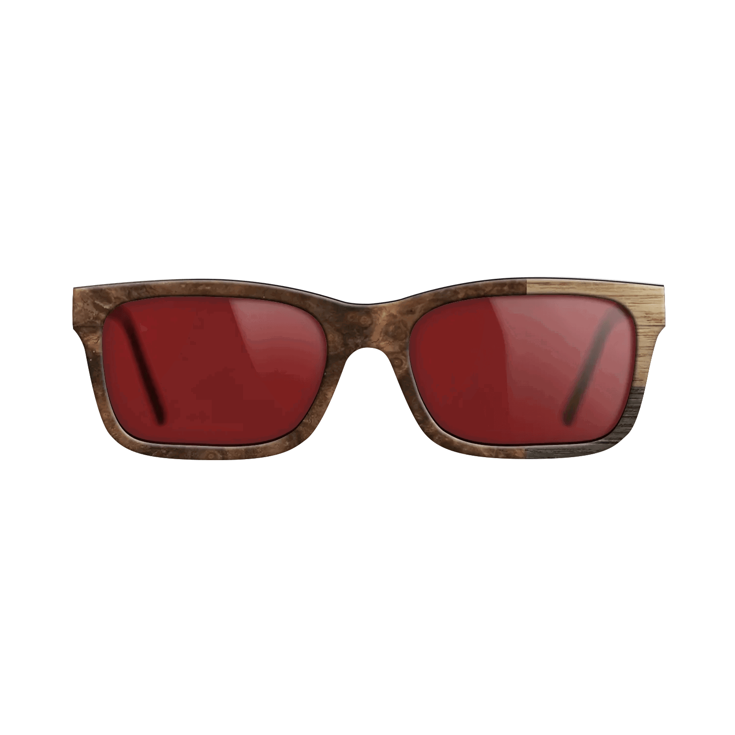 Fumed Oak,Walnut: Straight Grain: Cubic Cuts - The Sage - Rectangle - SIRIS wood optic