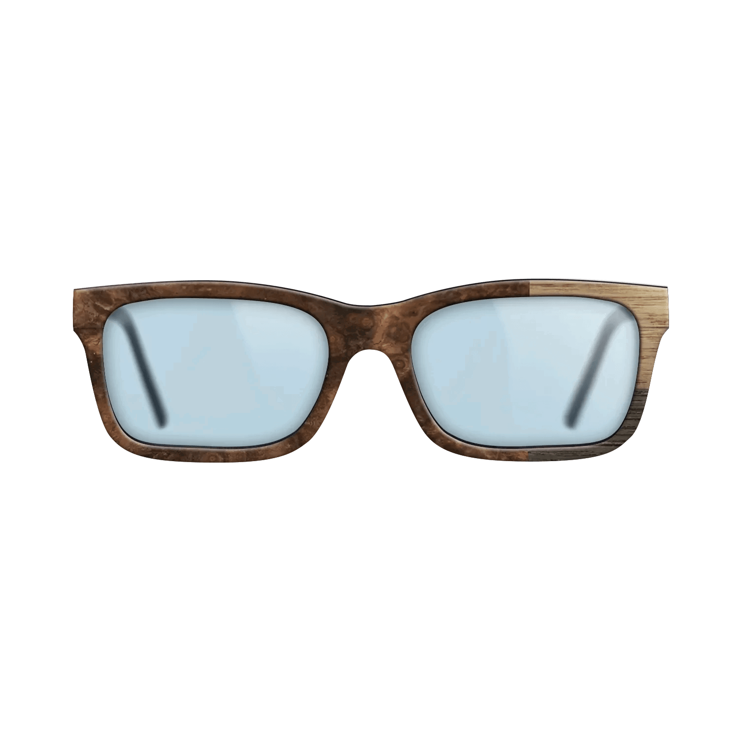 Fumed Oak,Walnut: Straight Grain: Cubic Cuts - The Sage - Rectangle - SIRIS wood optic