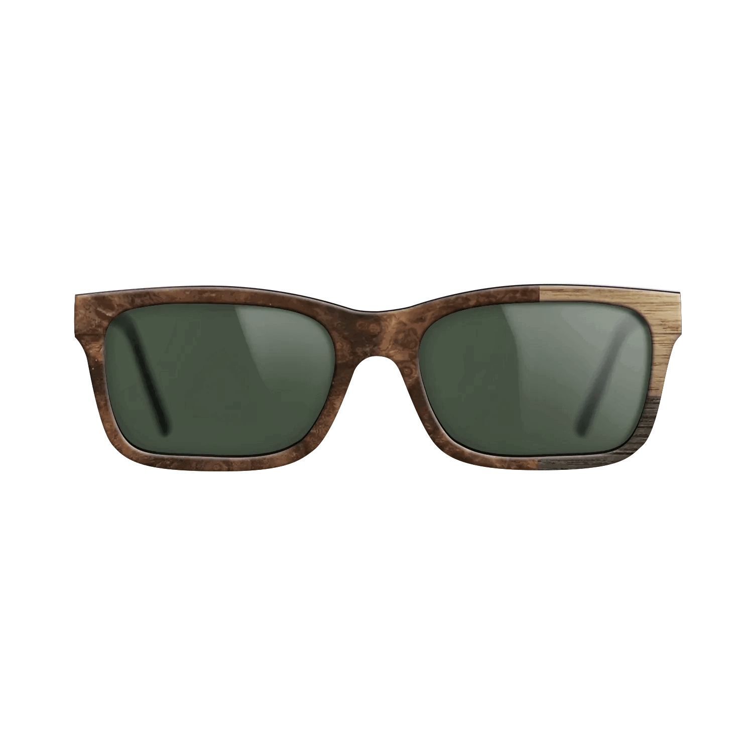 Fumed Oak,Walnut: Straight Grain: Cubic Cuts - The Sage - Rectangle - SIRIS wood optic