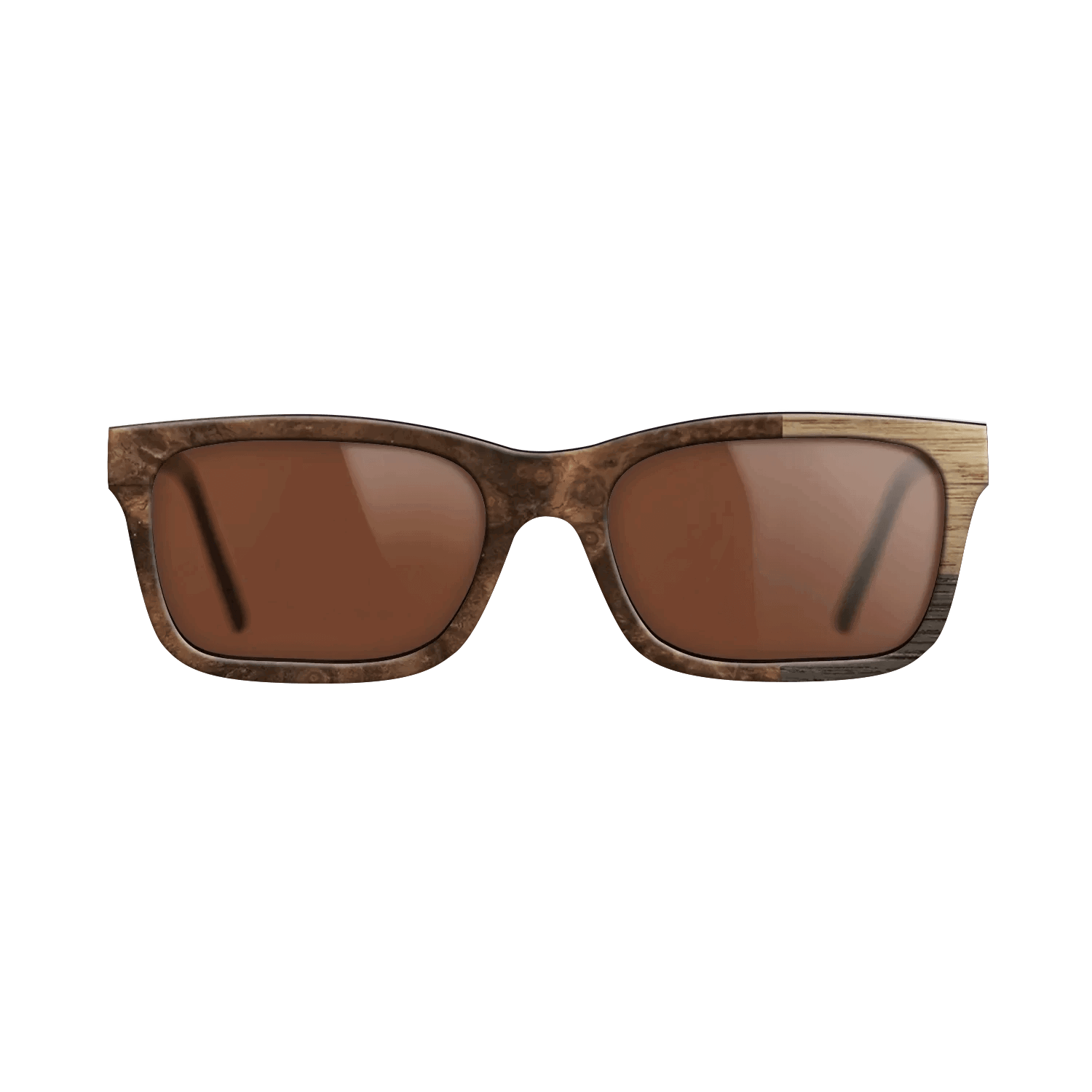 Fumed Oak,Walnut: Straight Grain: Cubic Cuts - The Sage - Rectangle - SIRIS wood optic