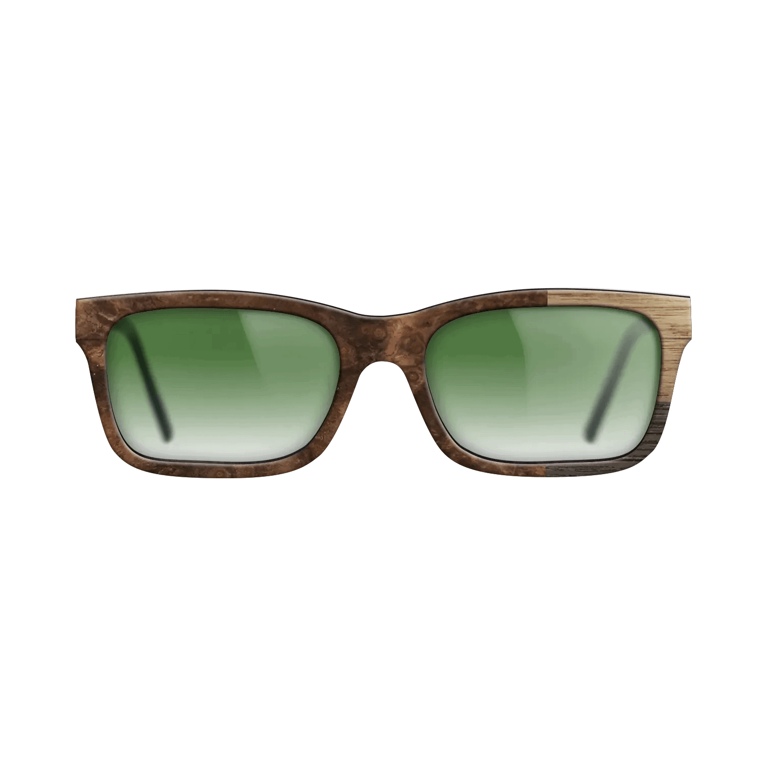 Fumed Oak,Walnut: Straight Grain: Cubic Cuts - The Sage - Rectangle - SIRIS wood optic