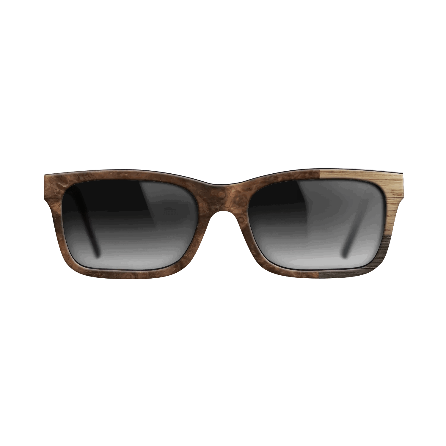 Fumed Oak,Walnut: Straight Grain: Cubic Cuts - The Sage - Rectangle - SIRIS wood optic