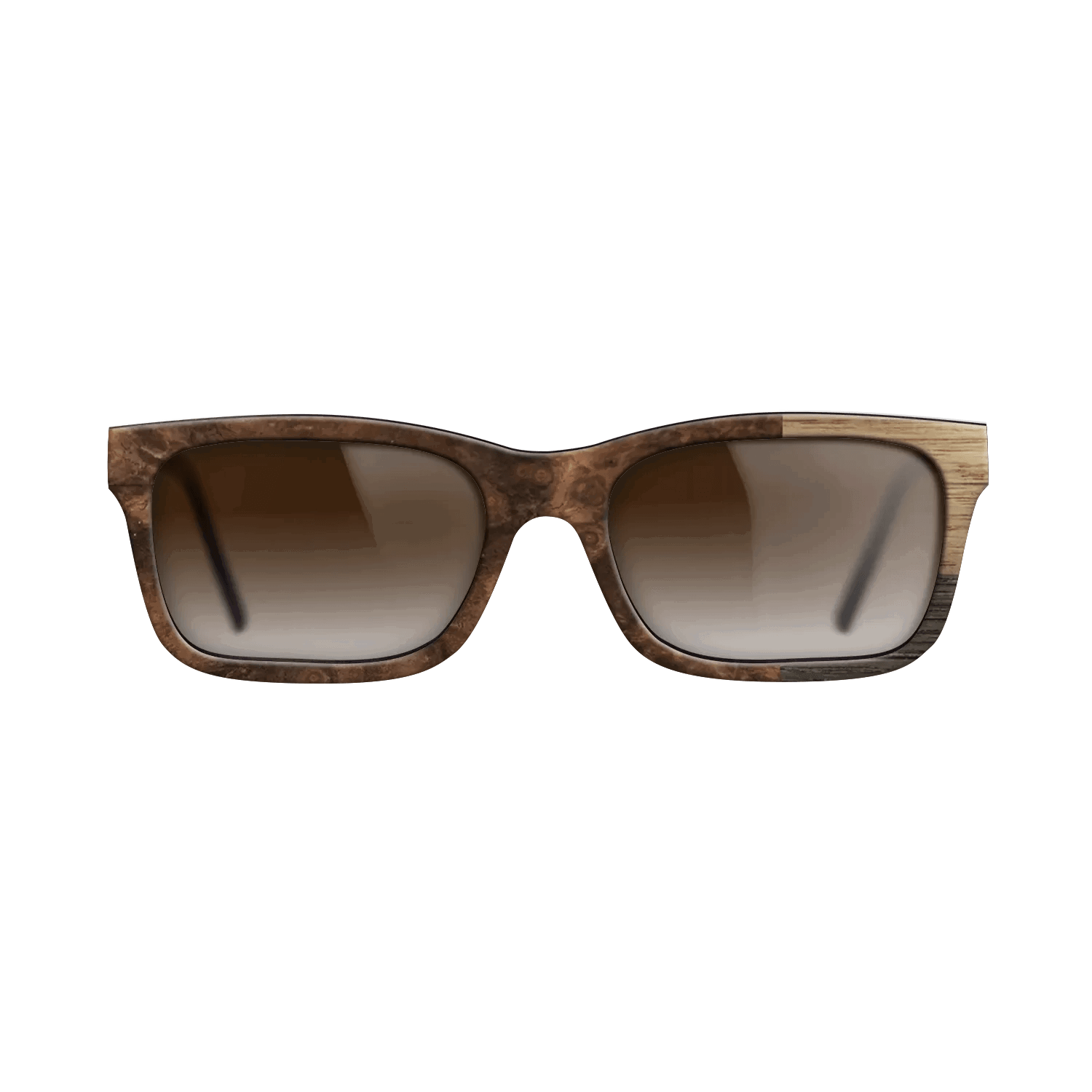 Fumed Oak,Walnut: Straight Grain: Cubic Cuts - The Sage - Rectangle - SIRIS wood optic