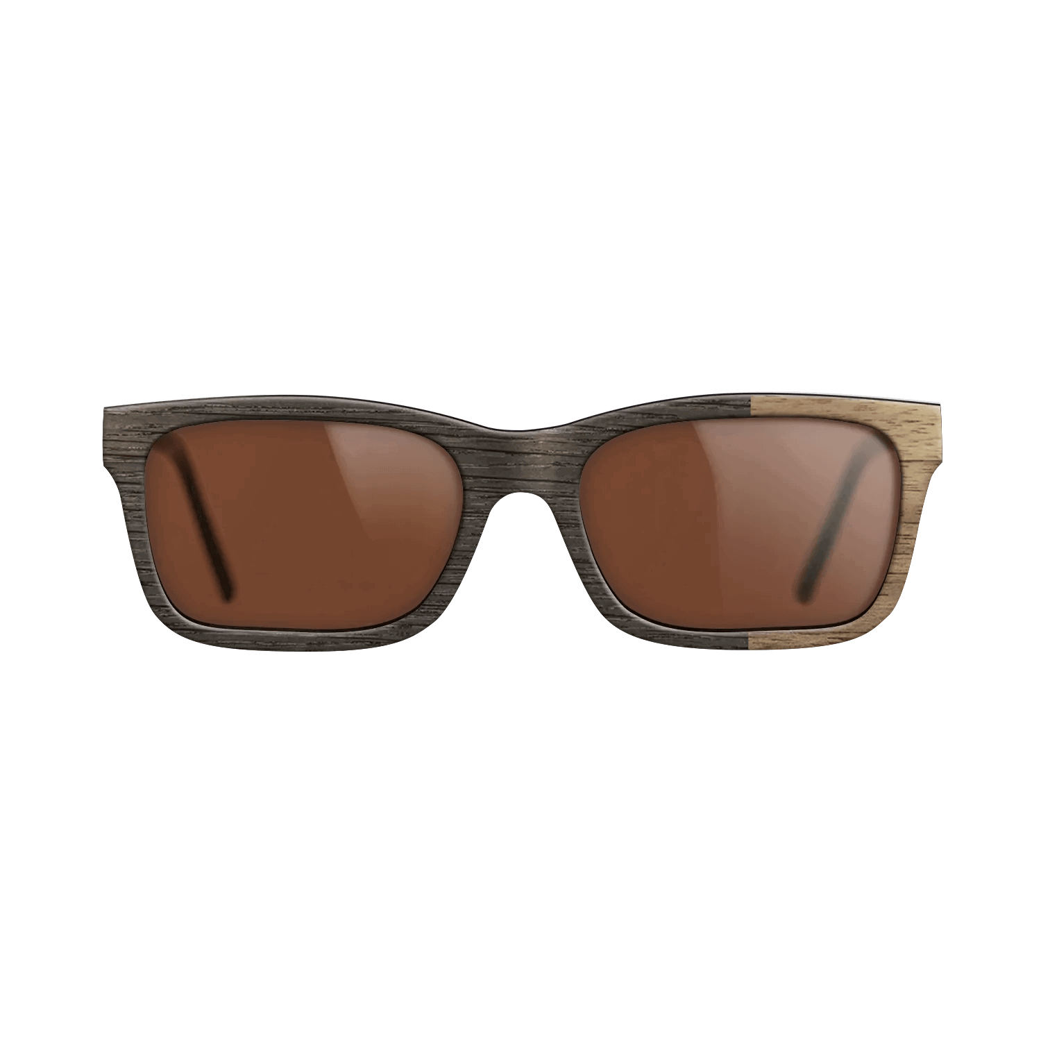 Fumed Oak,Walnut: Straight Grain: DiCut - The Sage - Rectangle - SIRIS wood optic