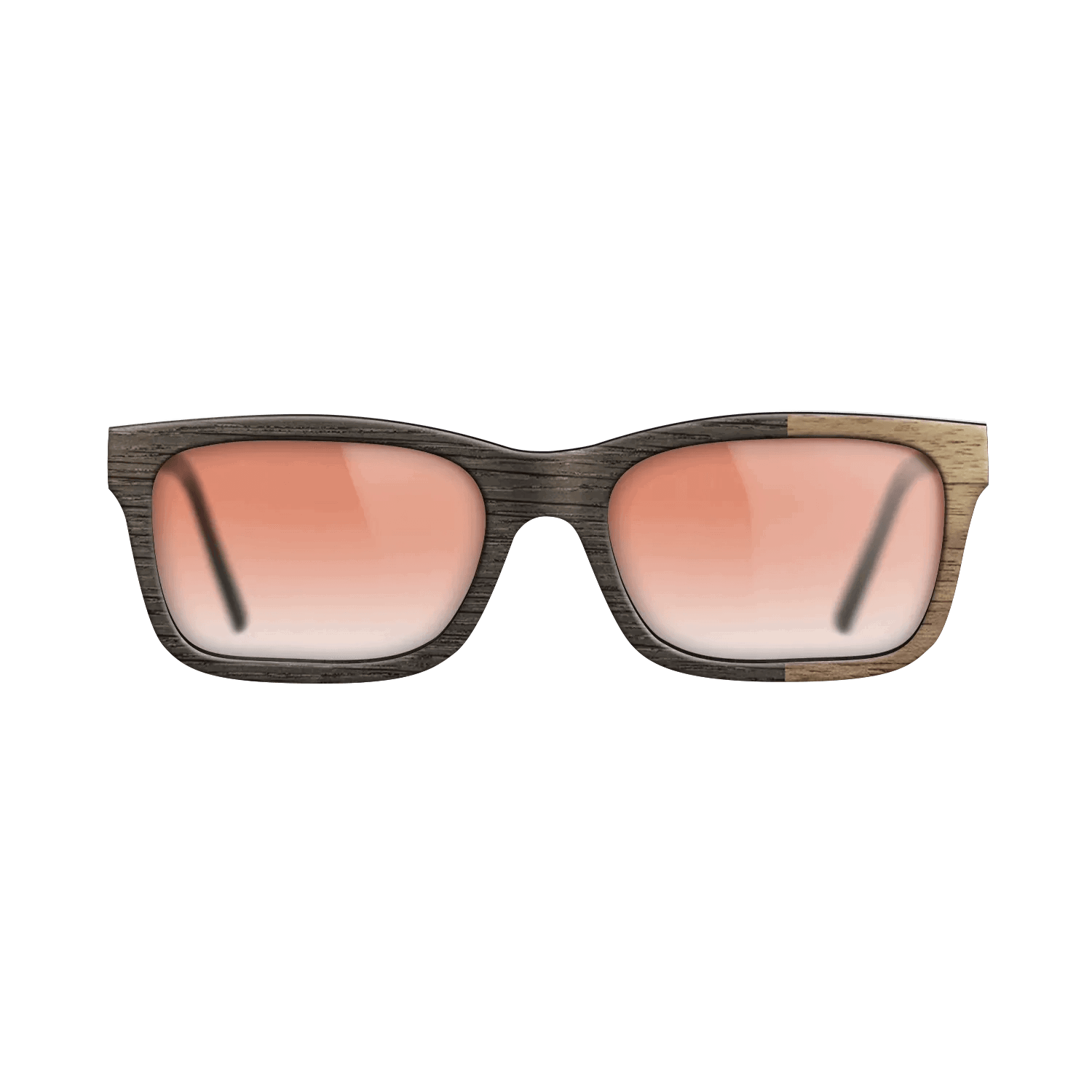Fumed Oak,Walnut: Straight Grain: DiCut - The Sage - Rectangle - SIRIS wood optic