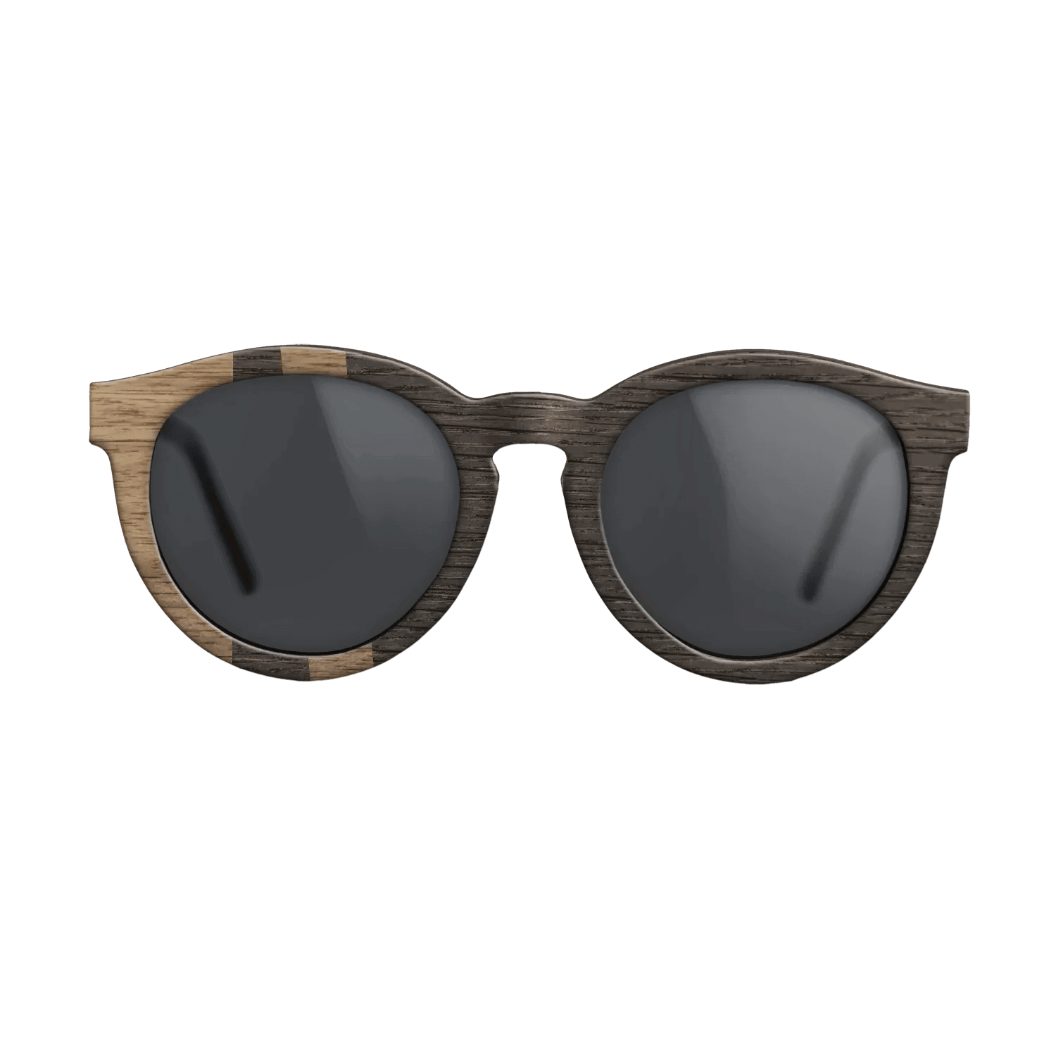 Fumed Oak,Walnut: Straight Grain: Geometric - The Rebel - Round - SIRIS wood optic