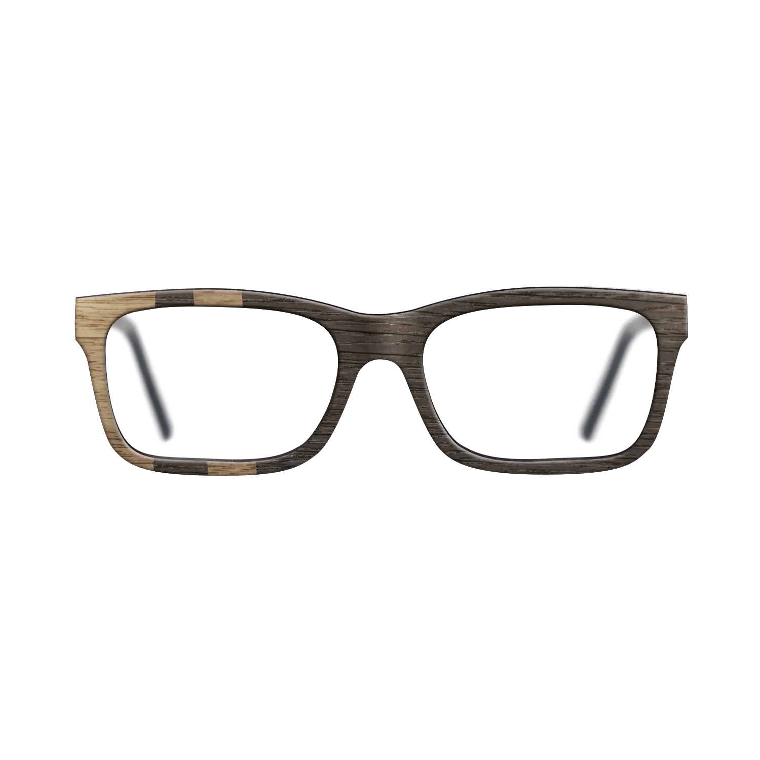 Fumed Oak,Walnut: Straight Grain: Geometric - The Sage - Rectangle - SIRIS wood optic