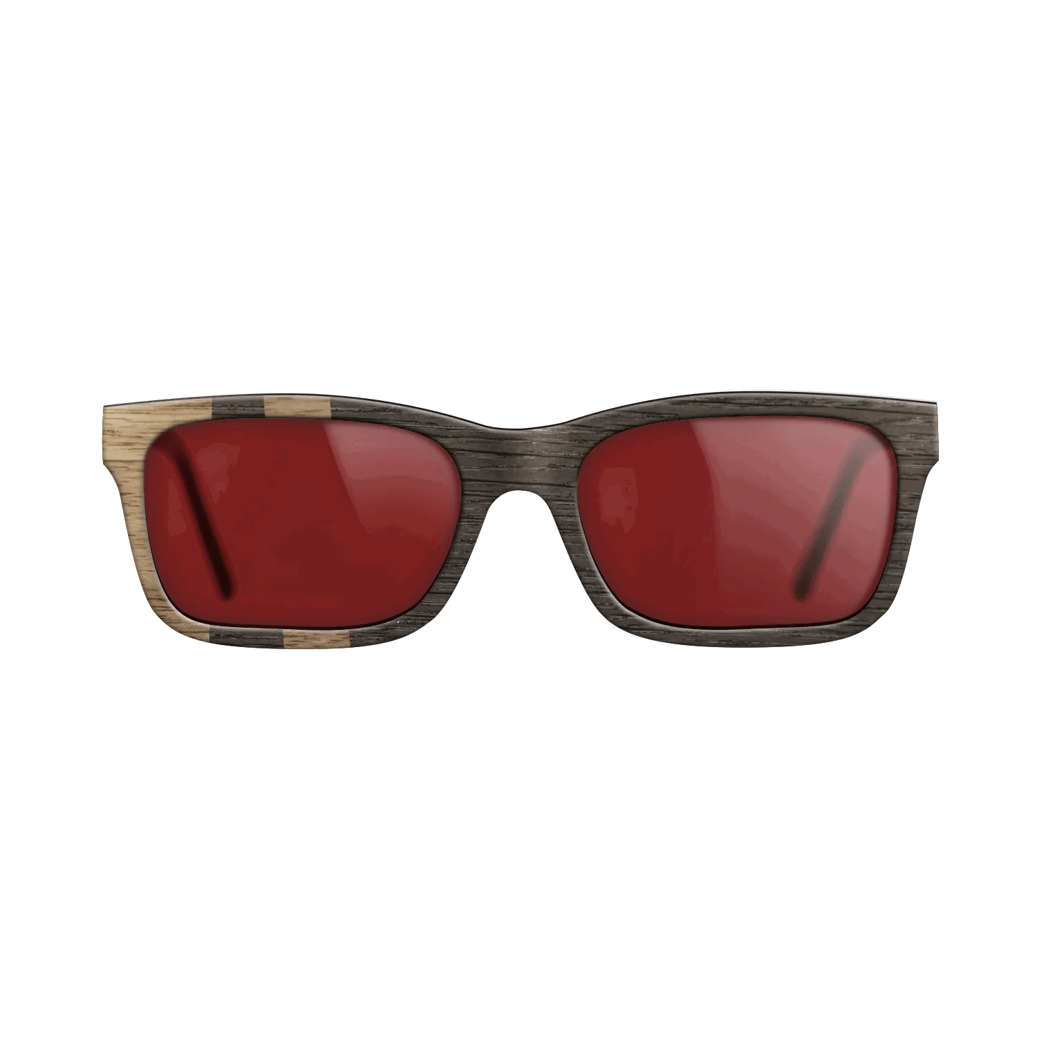 Fumed Oak,Walnut: Straight Grain: Geometric - The Sage - Rectangle - SIRIS wood optic