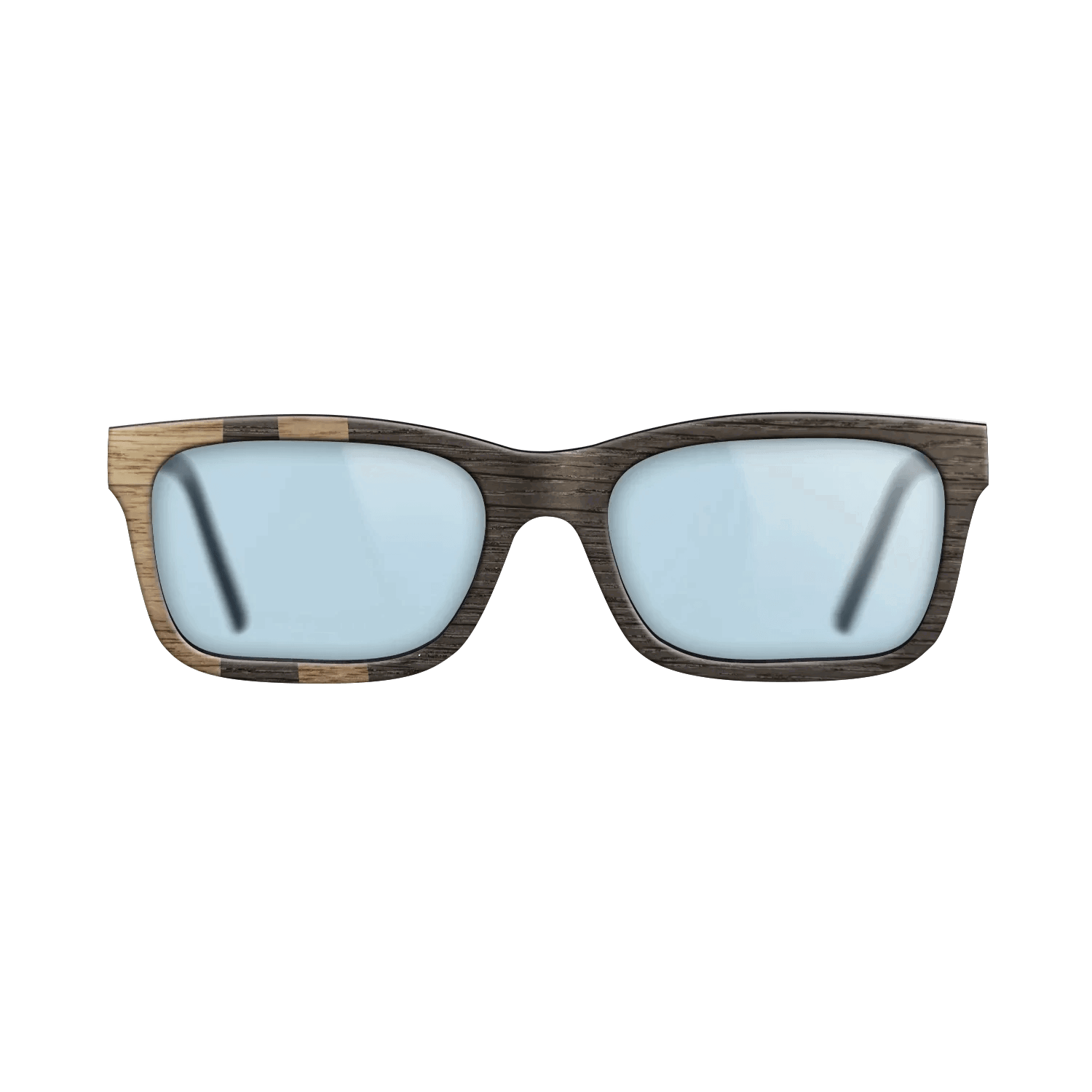 Fumed Oak,Walnut: Straight Grain: Geometric - The Sage - Rectangle - SIRIS wood optic