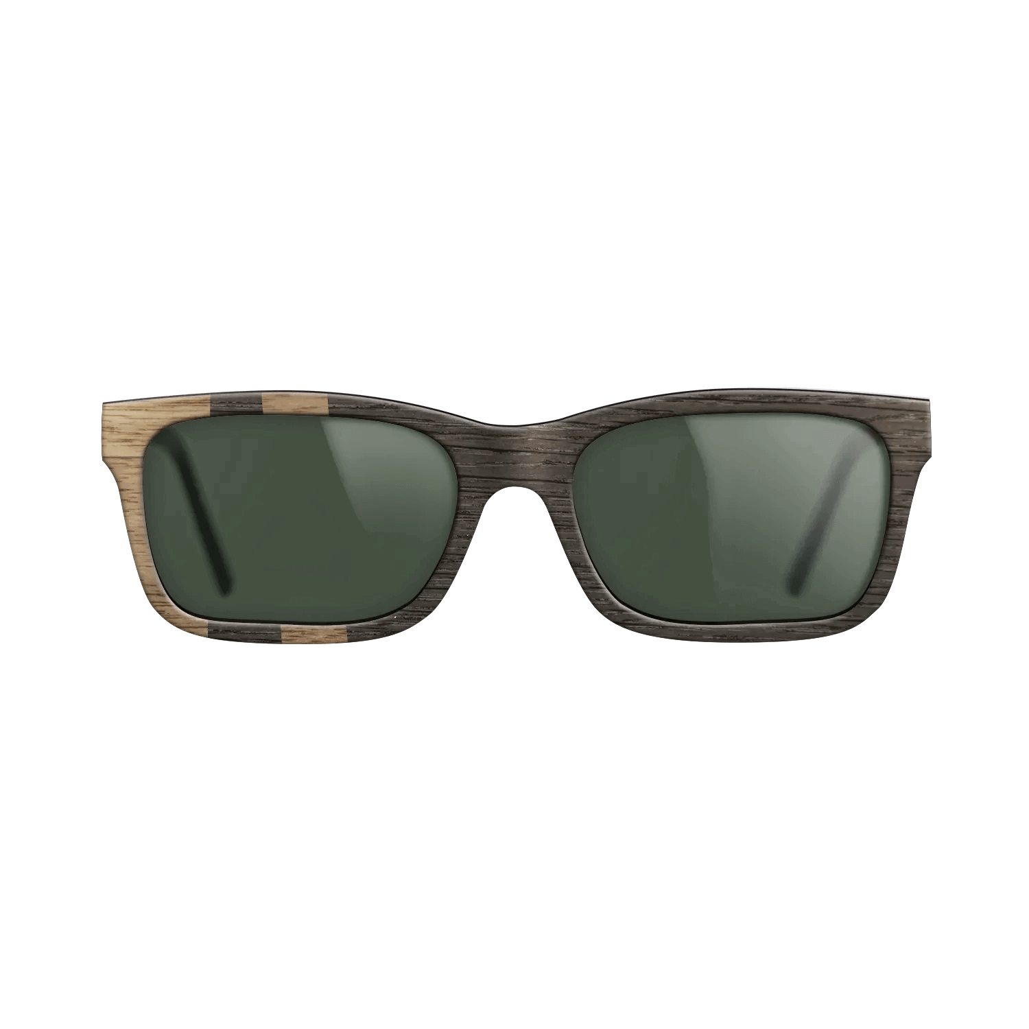 Fumed Oak,Walnut: Straight Grain: Geometric - The Sage - Rectangle - SIRIS wood optic