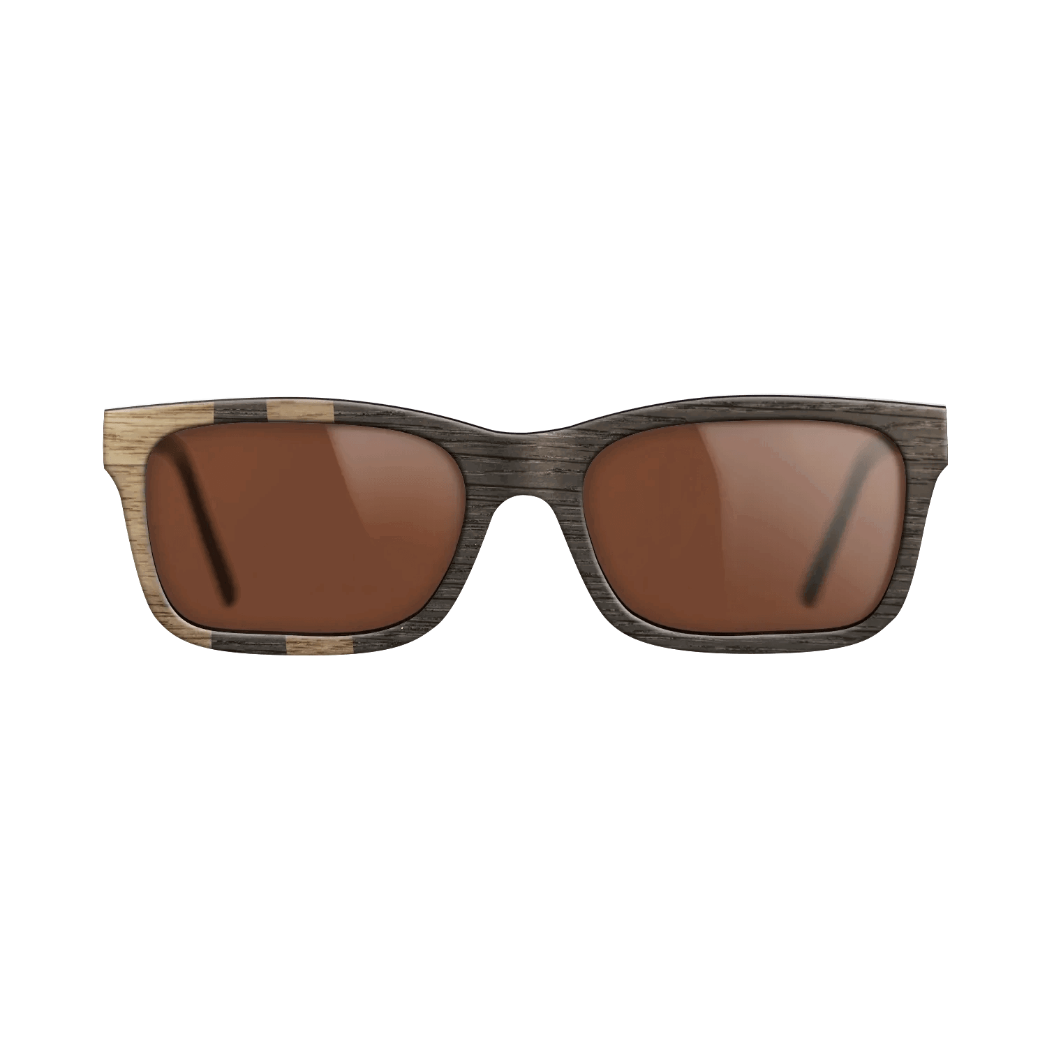 Fumed Oak,Walnut: Straight Grain: Geometric - The Sage - Rectangle - SIRIS wood optic