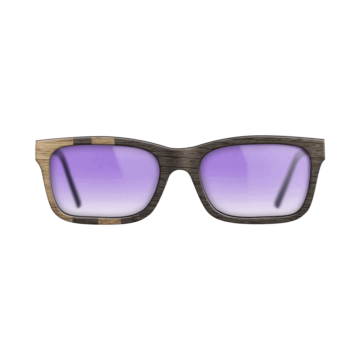 Fumed Oak,Walnut: Straight Grain: Geometric - The Sage - Rectangle - SIRIS wood optic