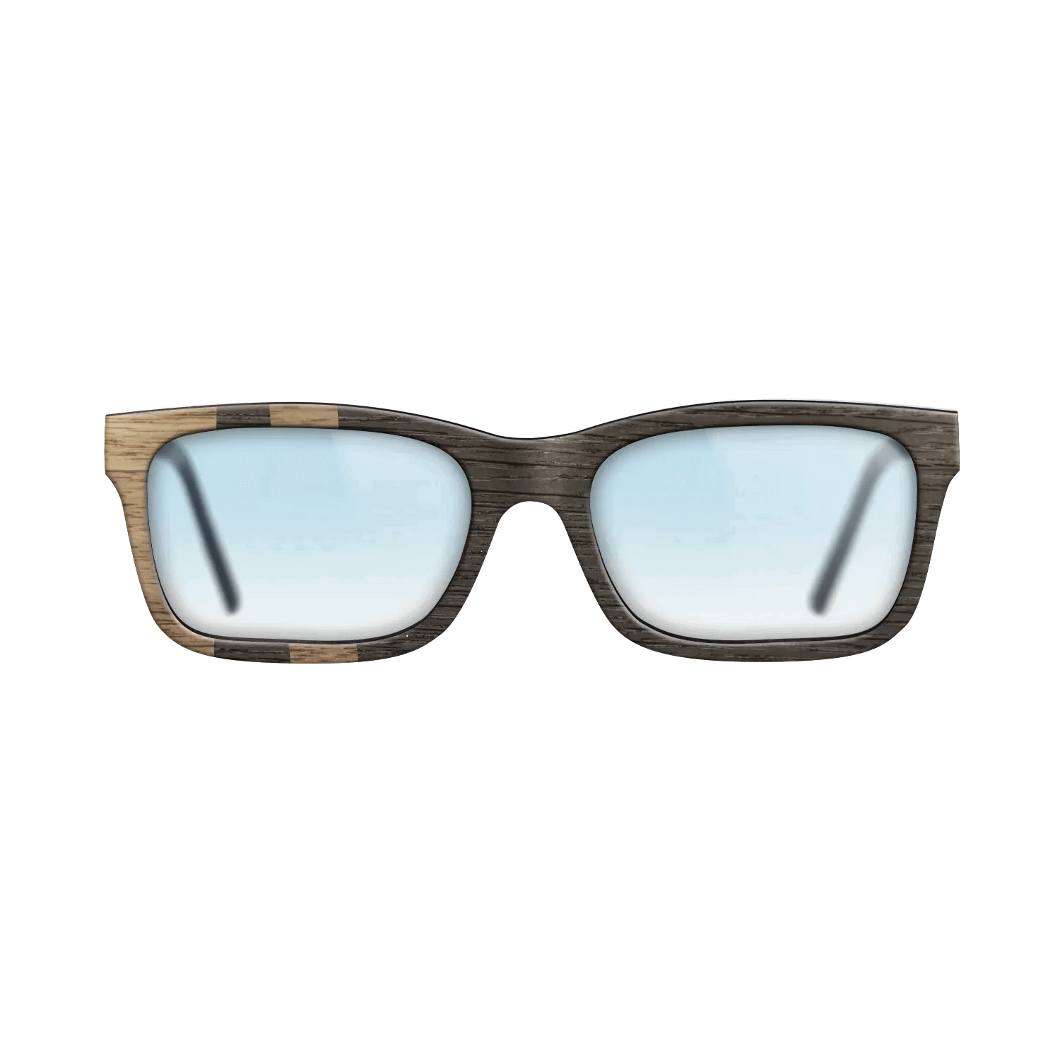 Fumed Oak,Walnut: Straight Grain: Geometric - The Sage - Rectangle - SIRIS wood optic