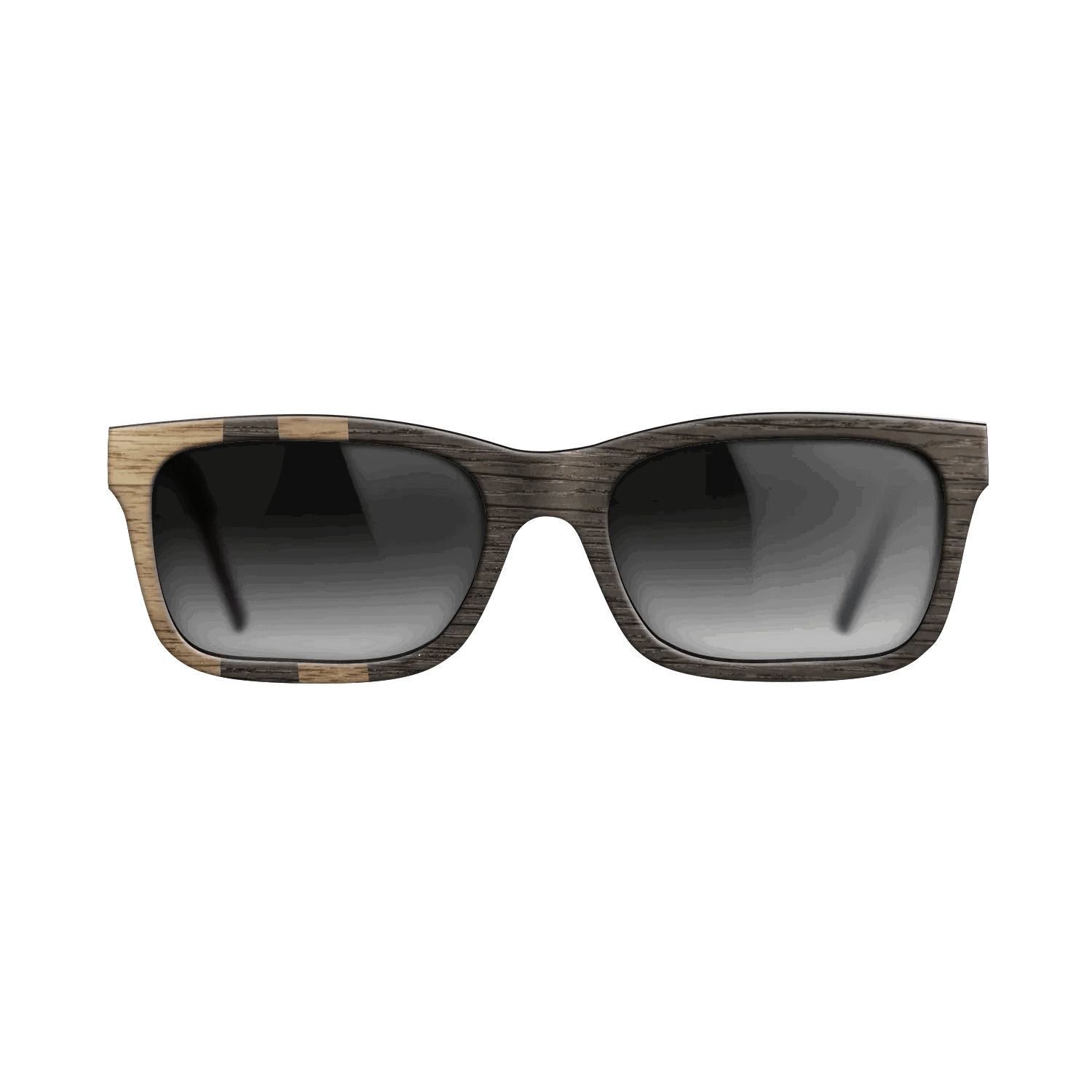 Fumed Oak,Walnut: Straight Grain: Geometric - The Sage - Rectangle - SIRIS wood optic
