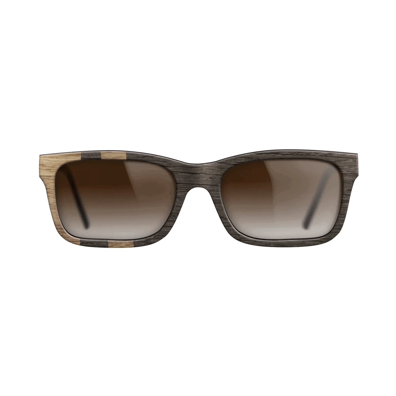 Fumed Oak,Walnut: Straight Grain: Geometric - The Sage - Rectangle - SIRIS wood optic