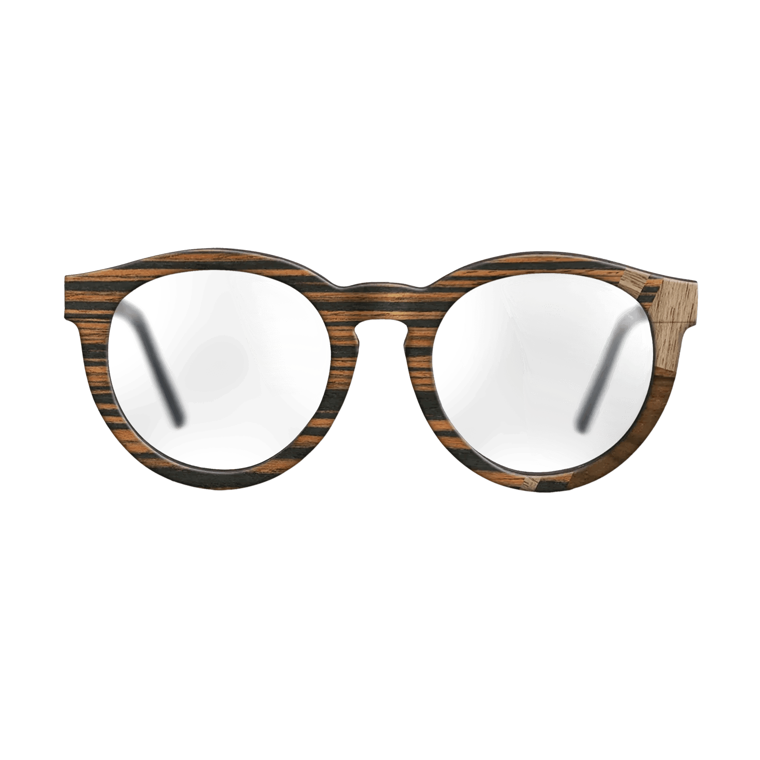 Fumed Oak,Walnut: Straight Grain,Italian Ebony,Ziricote Dark Quartered: Mosaic - The Rebel - Round - 1694 - SIRIS wood optic