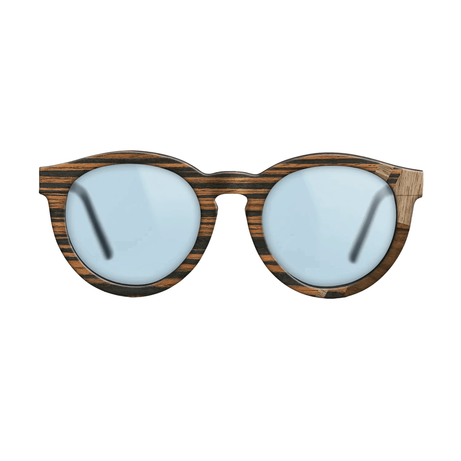 Fumed Oak,Walnut: Straight Grain,Italian Ebony,Ziricote Dark Quartered: Mosaic - The Rebel - Round - 1694 - SIRIS wood optic