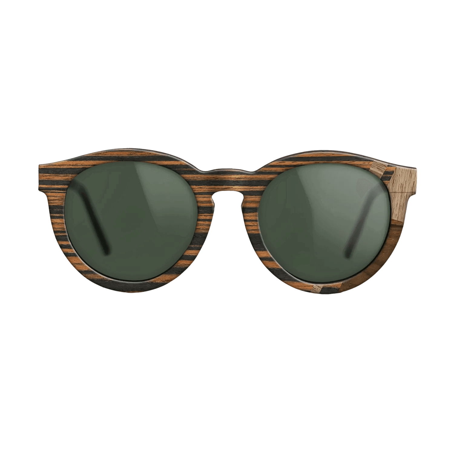 Fumed Oak,Walnut: Straight Grain,Italian Ebony,Ziricote Dark Quartered: Mosaic - The Rebel - Round - 1694 - SIRIS wood optic