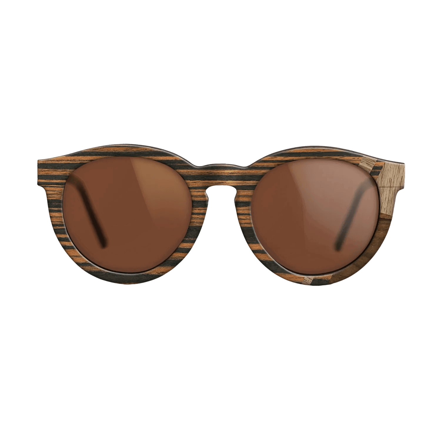 Fumed Oak,Walnut: Straight Grain,Italian Ebony,Ziricote Dark Quartered: Mosaic - The Rebel - Round - 1694 - SIRIS wood optic