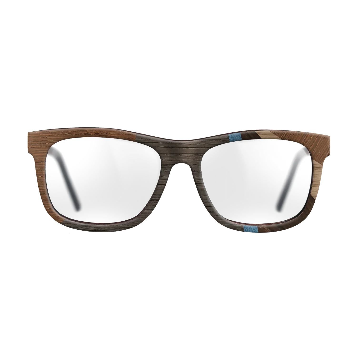 Fumed Oak,Walnut: Straight Grain,Poplar Dyed: Blue Denim,Wenge,Fumed Eucalyptus: Fractal - The Hero - Square - 1187 - SIRIS wood optic