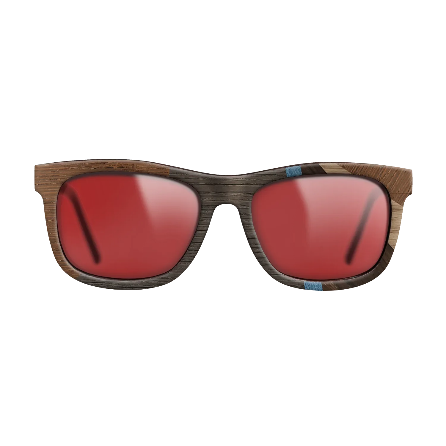 Fumed Oak,Walnut: Straight Grain,Poplar Dyed: Blue Denim,Wenge,Fumed Eucalyptus: Fractal - The Hero - Square - 1187 - SIRIS wood optic