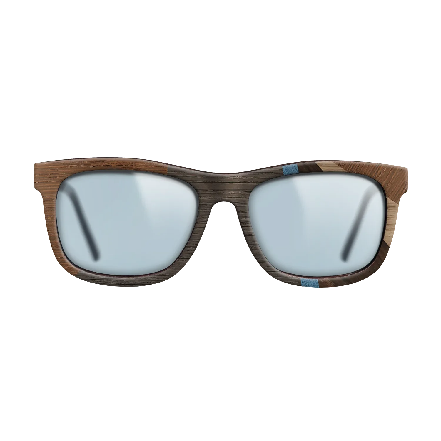Fumed Oak,Walnut: Straight Grain,Poplar Dyed: Blue Denim,Wenge,Fumed Eucalyptus: Fractal - The Hero - Square - 1187 - SIRIS wood optic