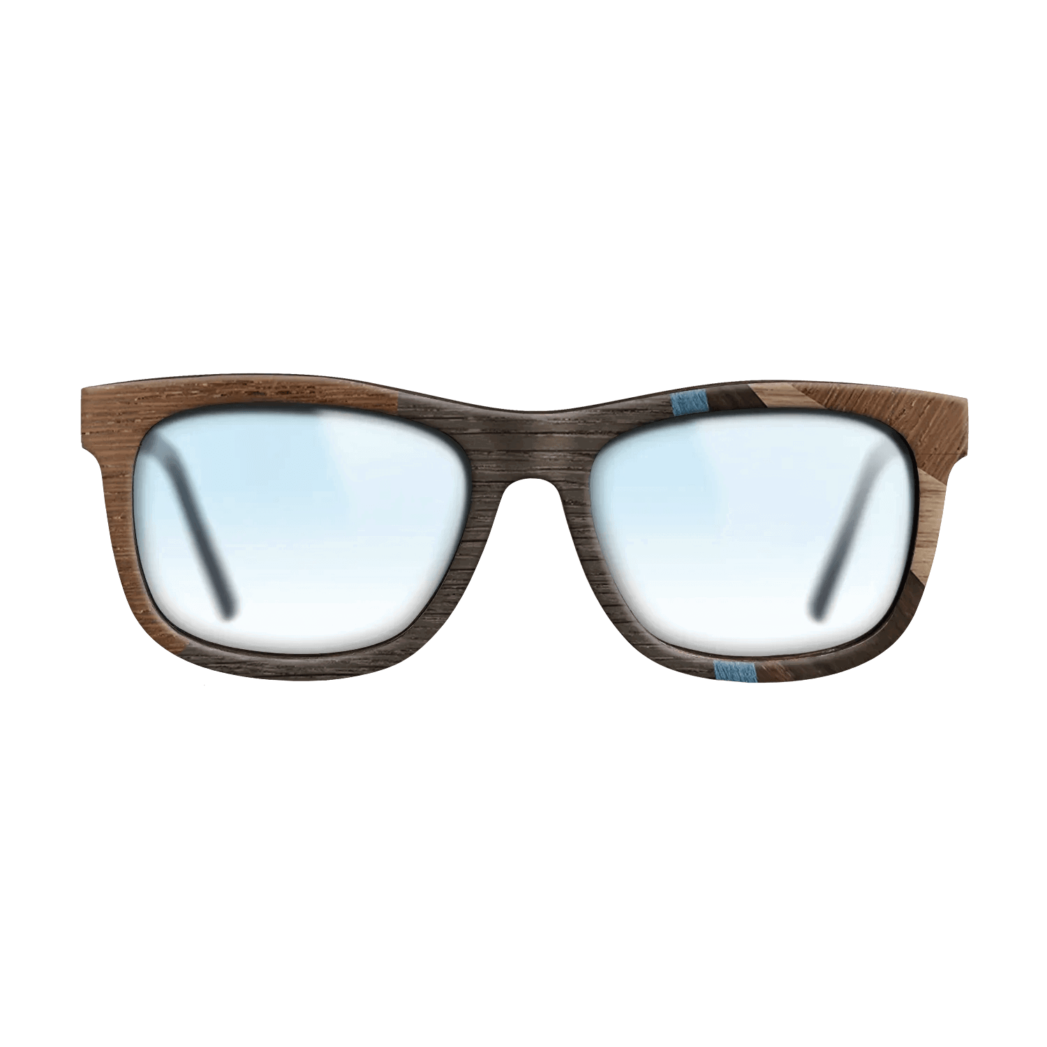 Fumed Oak,Walnut: Straight Grain,Poplar Dyed: Blue Denim,Wenge,Fumed Eucalyptus: Fractal - The Hero - Square - 1187 - SIRIS wood optic